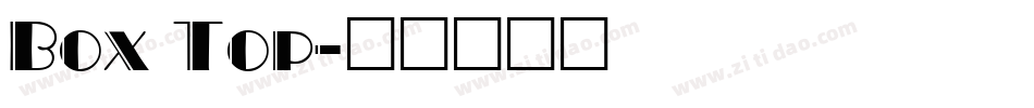 Box Top字体转换